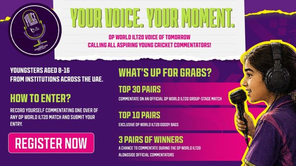 dp-world-ilt20-launches-voice-of-tomorrow-junior-commentary-challenge.Click to read full article.